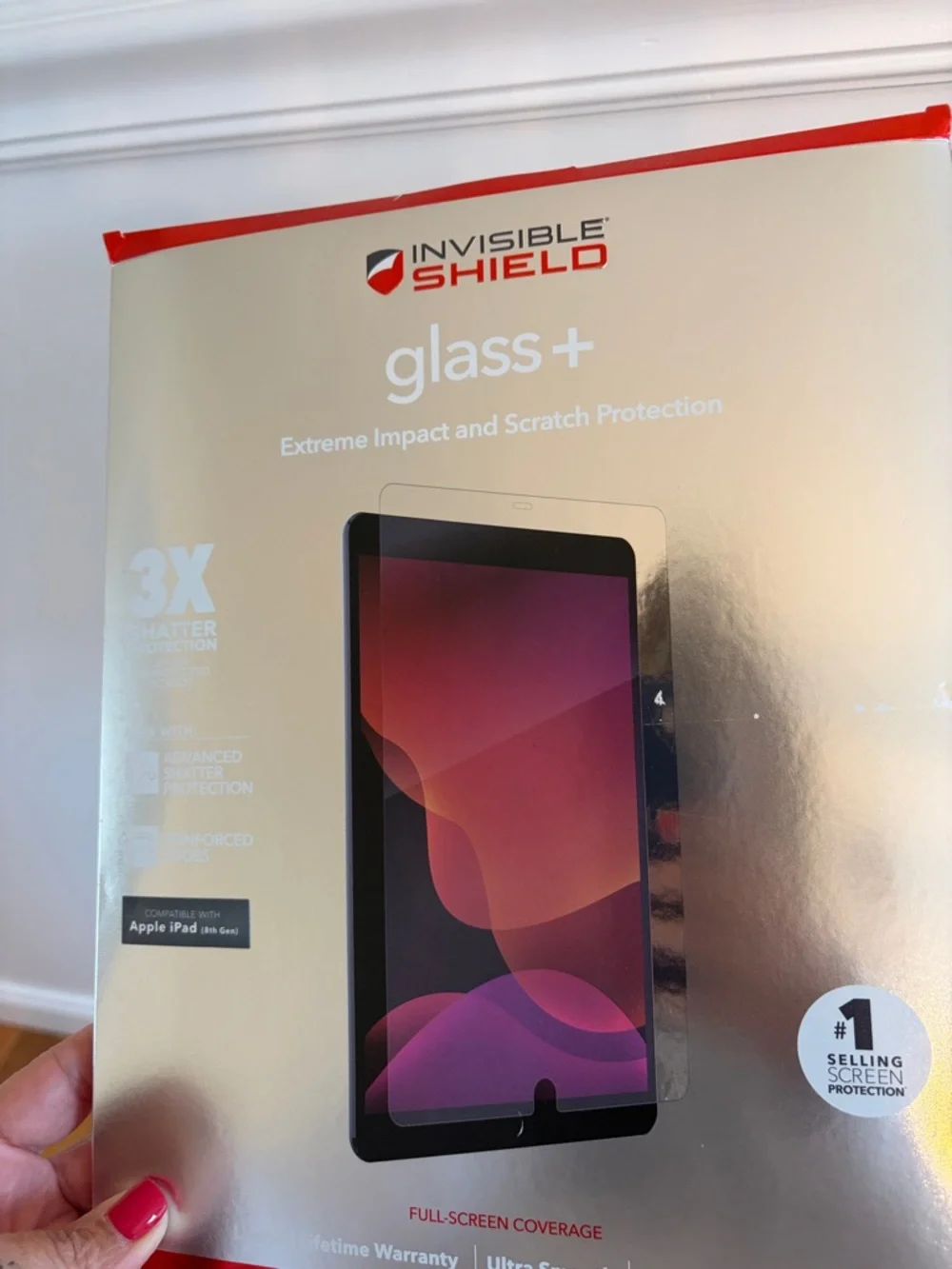 Glass+ Screen Protector for 10.2-inch iPad (7th Gen) - Clear